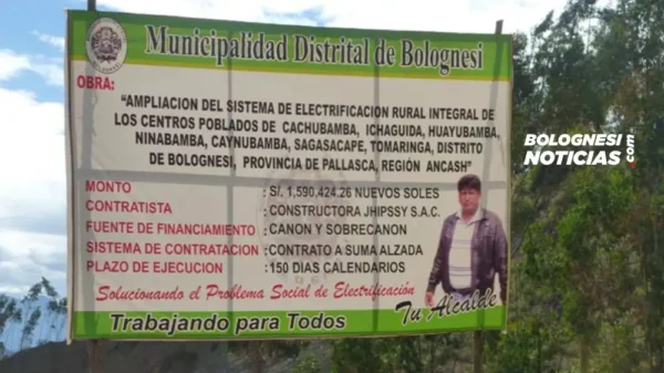 Martín Espinal, acusado de apoderarse de las obras en Pallasca