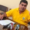 César Álvarez Aguilar, gobernador regional de Áncash, durante el anuncio de electrificación rural en Pallasca