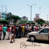 Chimbote: "comandos" recibieron arroz con pollo tras asistir a paro