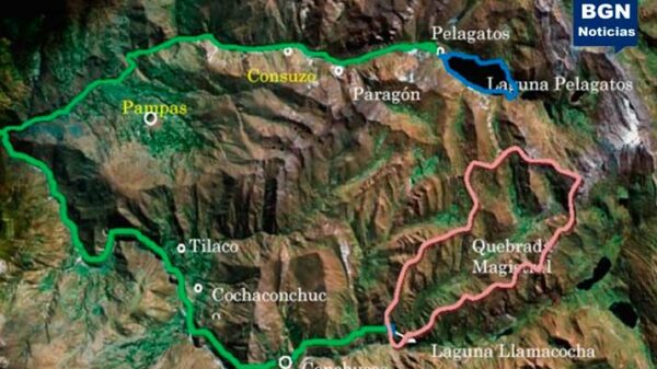 Proyecto minero Magistral en Conchucos, Pallasca, Áncash.