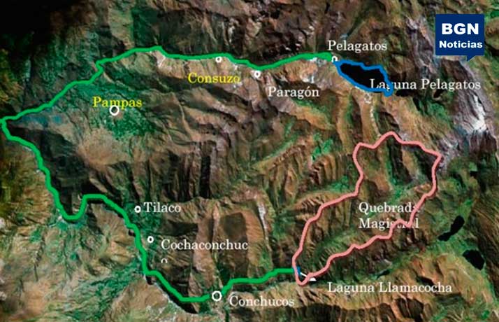 Proyecto minero Magistral en Conchucos, Pallasca, Áncash.