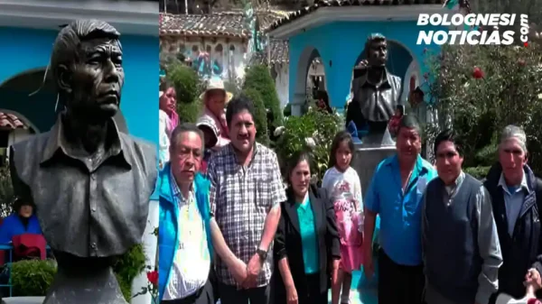 Pallasca: erigen busto en honor a Pedro Matta, exalcalde de Lacabamba, en Chora