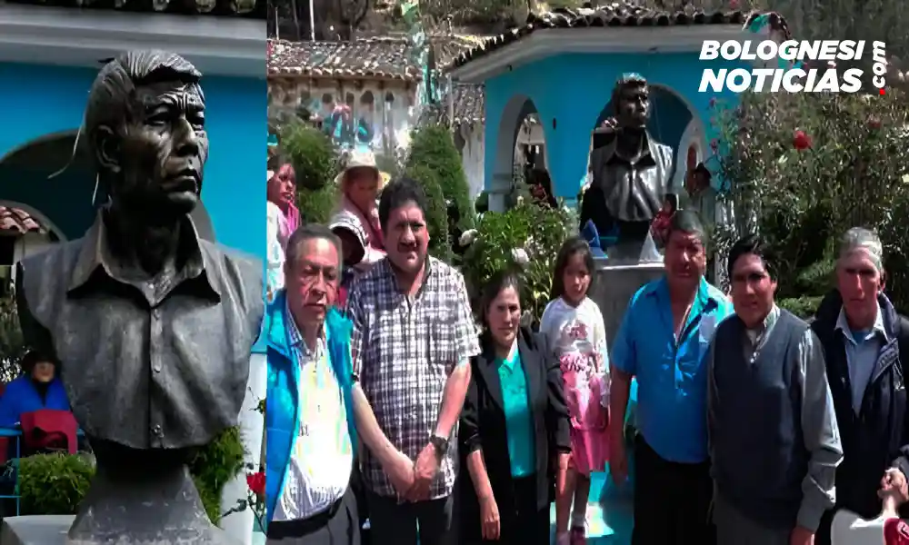 Pallasca: erigen busto en honor a Pedro Matta, exalcalde de Lacabamba, en Chora