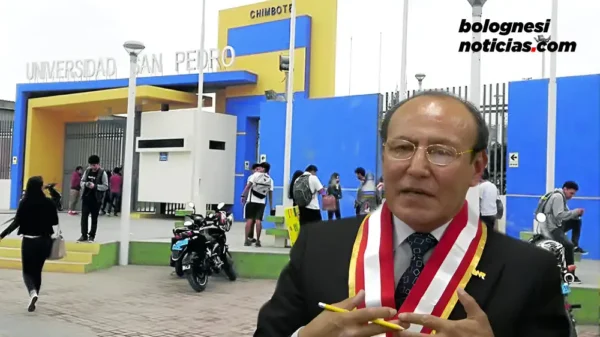 Juez ordena prisión efectiva para rector de Universidad San Pedro de Chimbote