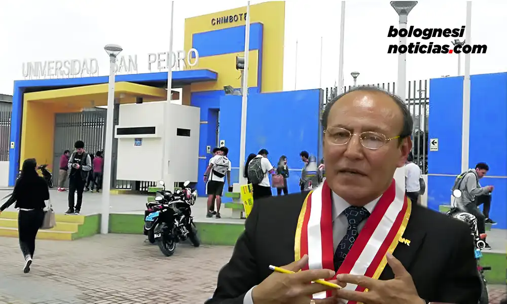 Juez ordena prisión efectiva para rector de Universidad San Pedro de Chimbote