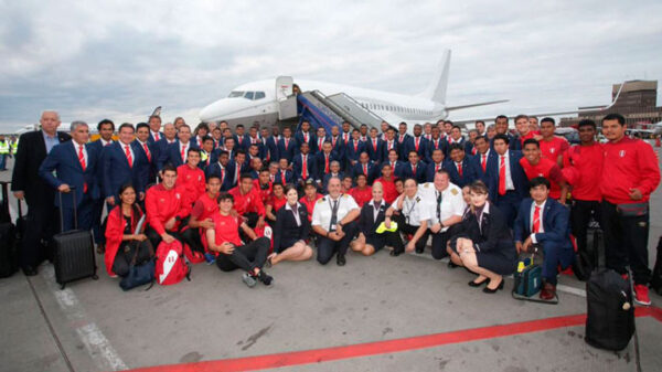 Selección de Perú viaja al mundial de fútbol Rusia 2018
