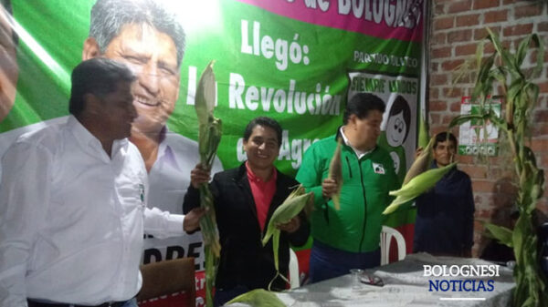 Martín Espinal promete 7 mil empleos con proyectos agrarios en Pallasca