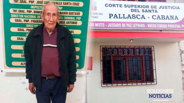 Pallasca: anciano irá preso 9 años por tocamientos a dos hermanitas