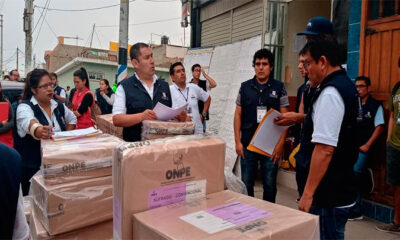ODPE Santa entregó material electoral a 36 distritos y 14 centros poblados