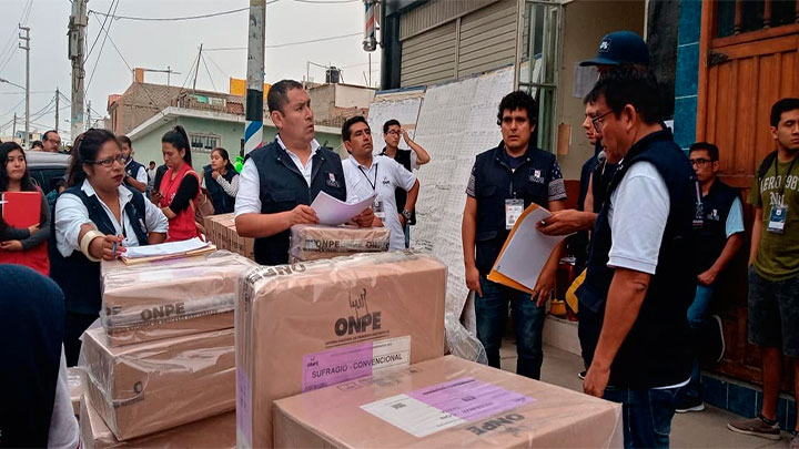 ODPE Santa entregó material electoral a 36 distritos y 14 centros poblados