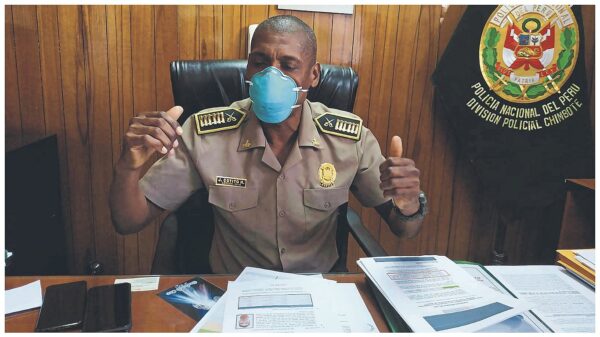 Diez policías de Chimbote aislados por sospecha de coronavirus