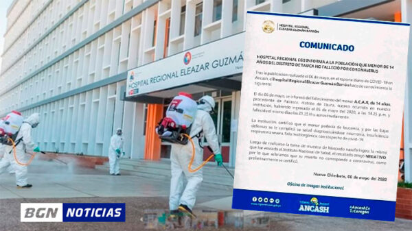 hospital emite rectificación