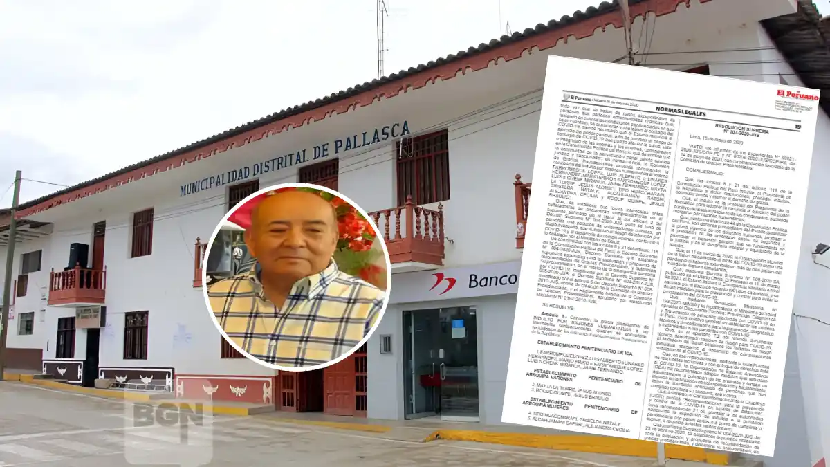 Indultan a exalcalde de Pallasca Manuel Aparicio Rafaile Huamayalli condenado por corrupción en Áncash
