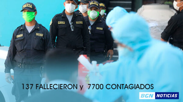 policías contagiados