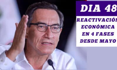 Vizcarra anuncia reanudación de actividades en 4 fases