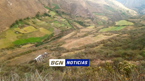 Áncash: volquete se despista en Conchucos y mueren dos personas