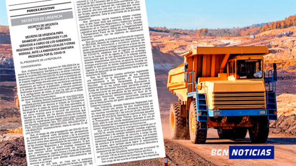 Gobernadores y alcaldes podrán usar el 25% del canon minero para la covid-19