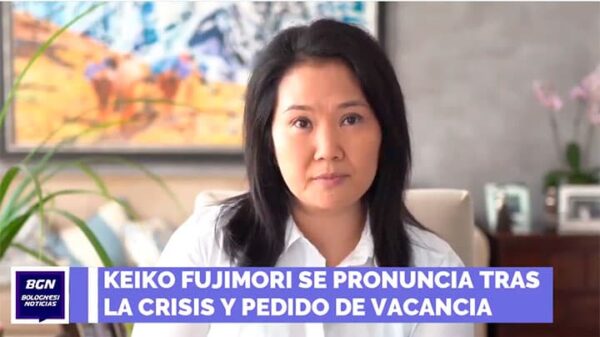 Keiko Fujimori: No existen los elementos ni los procedimientos para vacar