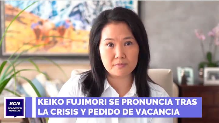 Keiko Fujimori: No existen los elementos ni los procedimientos para vacar