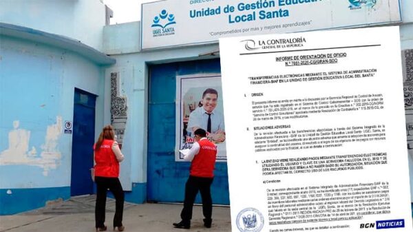 Ugel Santa hizo pagos irregulares