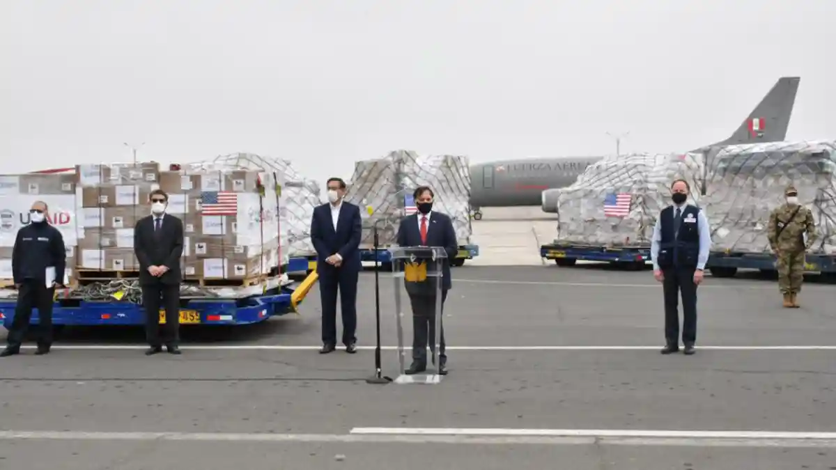 EE.UU. dona 250 ventiladores al Perú para combatir el COVID-19