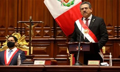 Manuel Merino asume la Presidencia tras la vacancia de Martín Vizcarra
