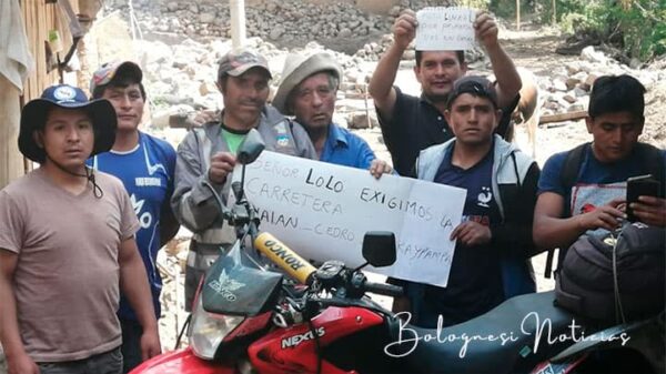 Pobladores de la ribera del Marañón en Conchucos exigen trocha carrozable