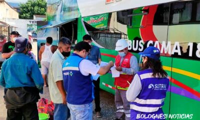 Estas son las regiones que tienen prohibido el transporte interprovincial