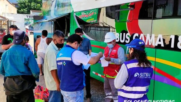 Estas son las regiones que tienen prohibido el transporte interprovincial