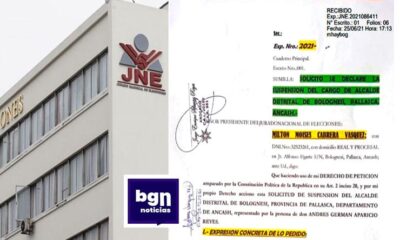 Pallasca: suspensión del alcalde de Bolognesi revisa JNE