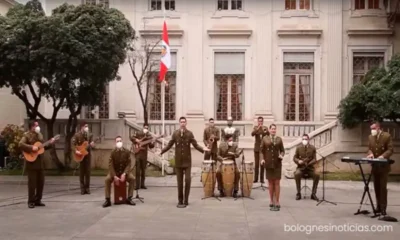 Orfeón Nacional de Carabineros de Chile rinde homenaje al Perú