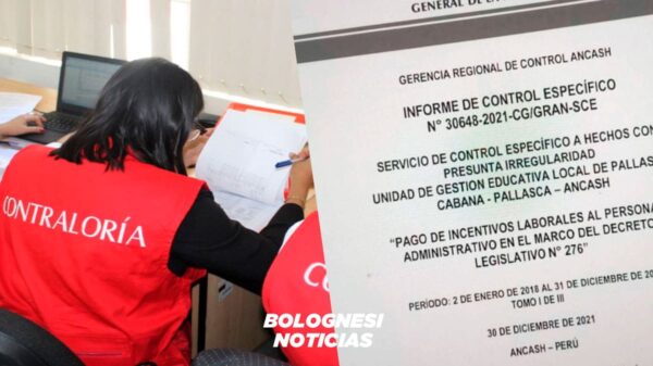 Contraloría halla irregularidades en UGEL Pallasca por incentivos indebidos