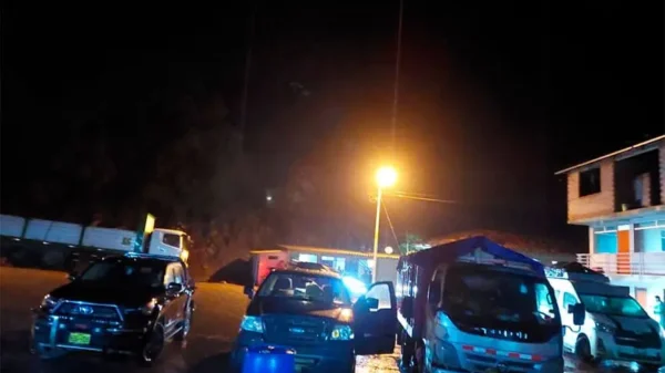 Huaicos interrumpen tránsito en la red vial de Pallasca