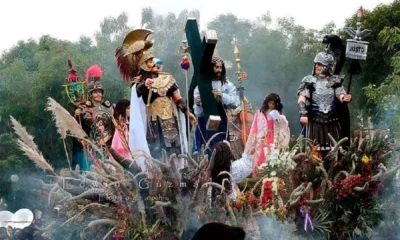 Uso de flora en procesiones de semana santa en Huaraz