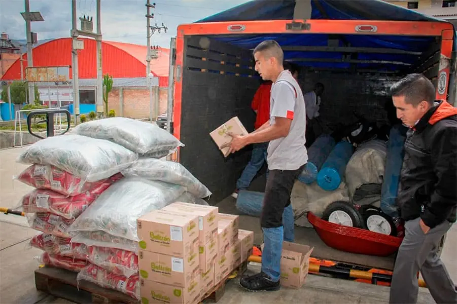 Ayuda humanitaria para Bolognesi, Pallasca