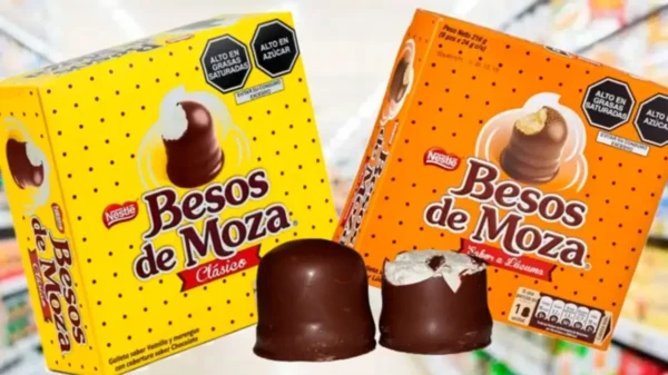 Nestlé retira del mercado el beso moza