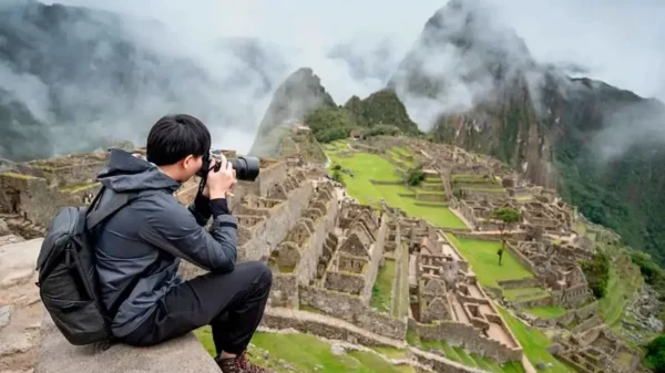 cámaras fotográficas capturando las bellezas de Perú.