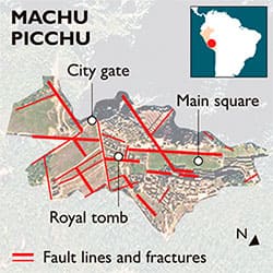 Falla geológica explicaría construcción de Machu Picchu.