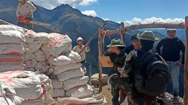 Mineros ilegales fueron intervenidos en Asunción.