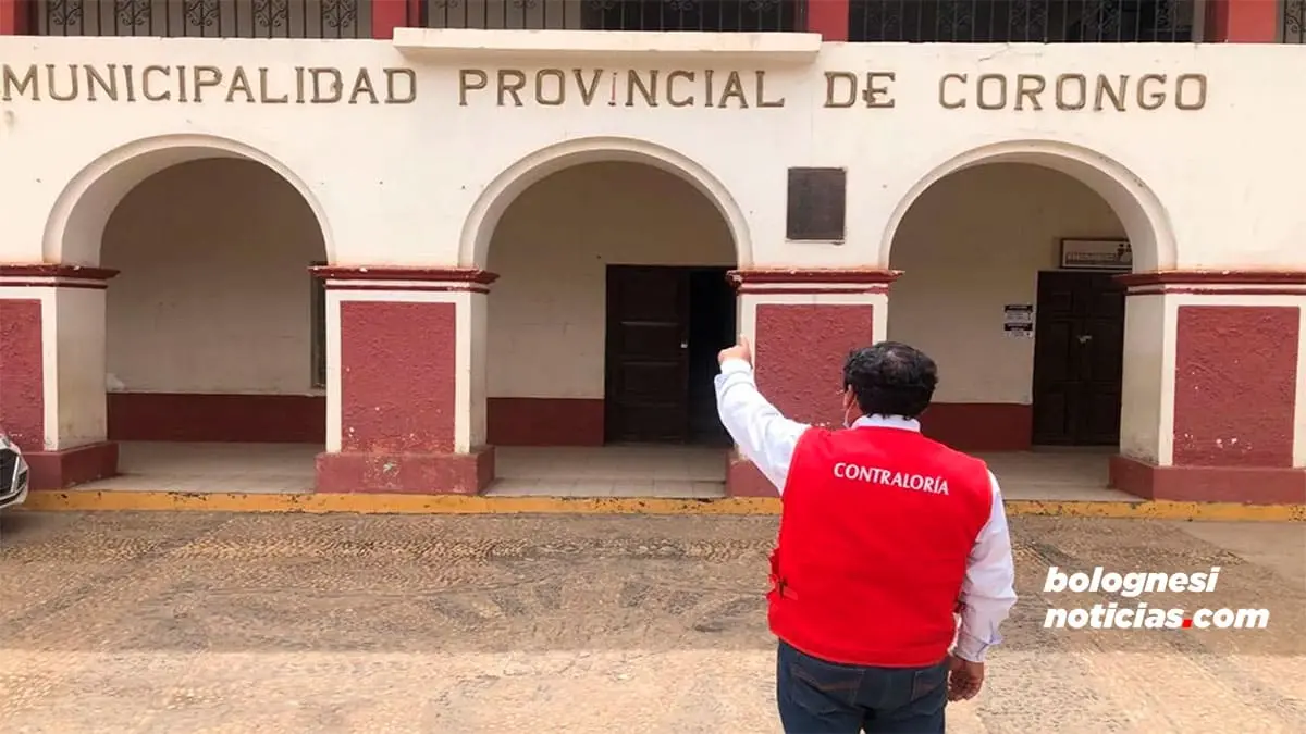 Contraloría detecta irregularidades en la Municipalidad Provincial de Corongo