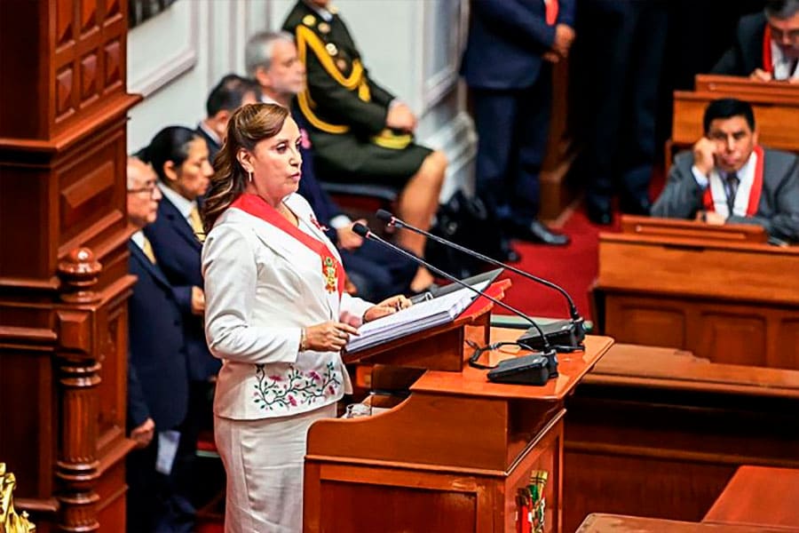 Dina Boluarte pide unidad a los peruanos
