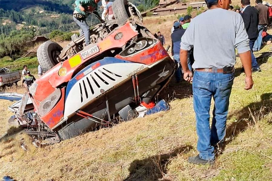 accidente de tránsito deja 12 fallecidos en Áncash