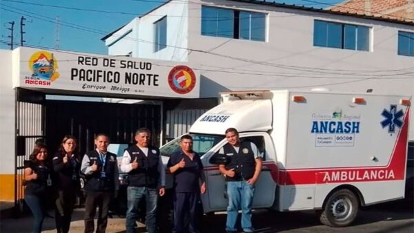 Ambulancia para la población de Cabana, Pallasca