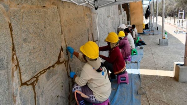 Litoesculturas de Cerro Sechín restauradas y salvadas del olvido