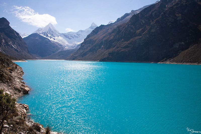 Laguna Parón, la más grande de Áncash en la Cordillera Blanca.