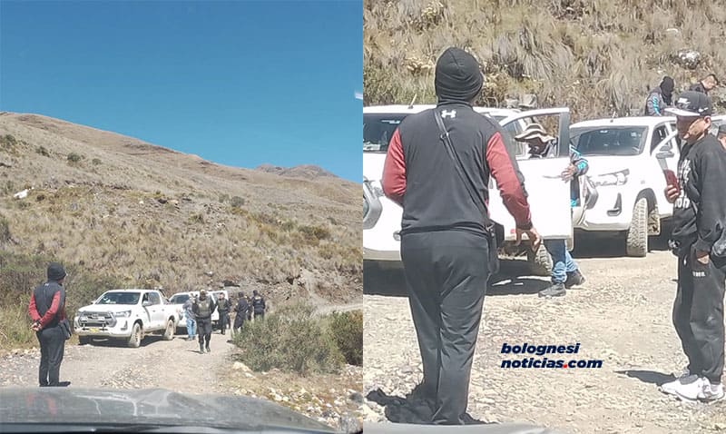 Mineros ilegales detenidos con explosivos en Tauca, Pallasca.