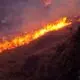 Incendio forestal en Llapo, Pallasca