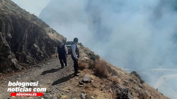 Incendios forestales en la región Áncash