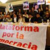 Movilización nacional convocada por la Plataforma por la Democracia.