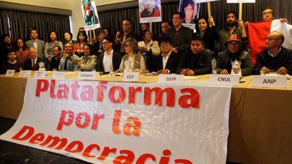 Movilización nacional convocada por la Plataforma por la Democracia.